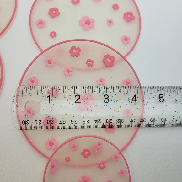 sakura cherry blossom coaster set - Picture 5 of 6